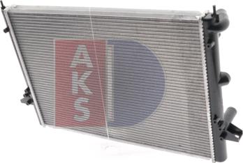 AKS Dasis 040480N - Radiators, Motora dzesēšanas sistēma autodraugiem.lv