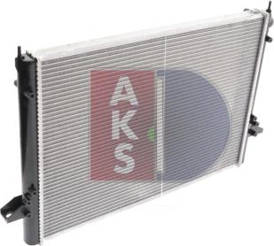 AKS Dasis 040480N - Radiators, Motora dzesēšanas sistēma autodraugiem.lv