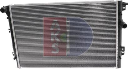 AKS Dasis 040048N - Radiators, Motora dzesēšanas sistēma autodraugiem.lv