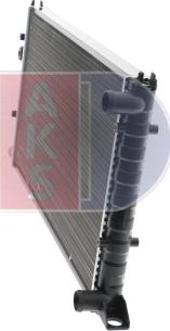 AKS Dasis 040000N - Radiators, Motora dzesēšanas sistēma autodraugiem.lv