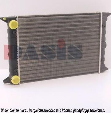 AKS Dasis 040080N - Radiators, Motora dzesēšanas sistēma autodraugiem.lv