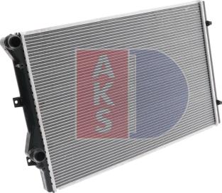 AKS Dasis 040025N - Radiators, Motora dzesēšanas sistēma autodraugiem.lv