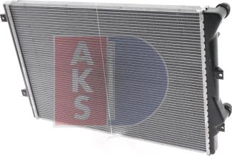 AKS Dasis 040025N - Radiators, Motora dzesēšanas sistēma autodraugiem.lv