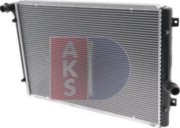 AKS Dasis 040026N - Radiators, Motora dzesēšanas sistēma autodraugiem.lv