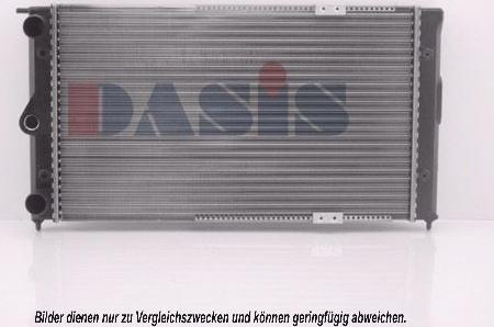 AKS Dasis 041630N - Radiators, Motora dzesēšanas sistēma autodraugiem.lv