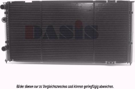 AKS Dasis 041030N - Radiators, Motora dzesēšanas sistēma autodraugiem.lv