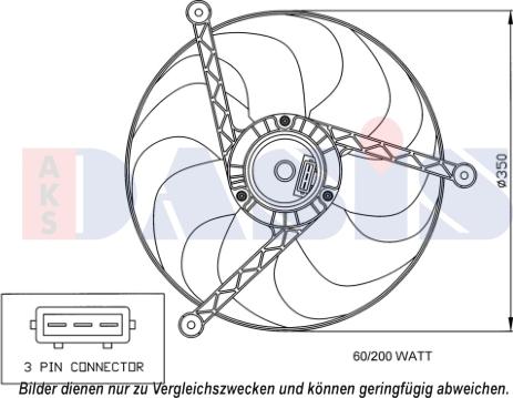 AKS Dasis 048109N - Ventilators, Motora dzesēšanas sistēma autodraugiem.lv