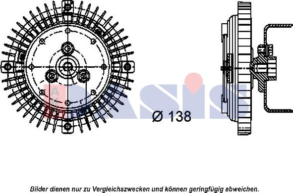 AKS Dasis 048200N - Sajūgs, Radiatora ventilators autodraugiem.lv