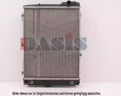 AKS Dasis 043820N - Radiators, Motora dzesēšanas sistēma autodraugiem.lv