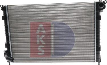 AKS Dasis 050035N - Radiators, Motora dzesēšanas sistēma autodraugiem.lv