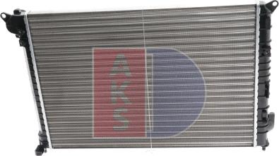 AKS Dasis 050035N - Radiators, Motora dzesēšanas sistēma autodraugiem.lv