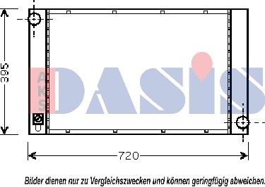 AKS Dasis 051003N - Radiators, Motora dzesēšanas sistēma autodraugiem.lv