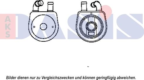 AKS Dasis 066001N - Eļļas radiators, Motoreļļa autodraugiem.lv