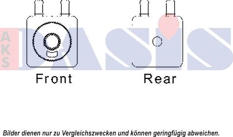 AKS Dasis 066003N - Eļļas radiators, Motoreļļa autodraugiem.lv
