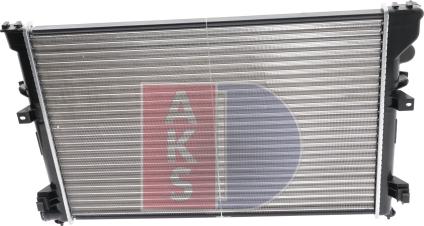 AKS Dasis 060570N - Radiators, Motora dzesēšanas sistēma autodraugiem.lv