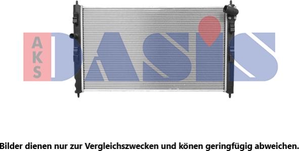 AKS Dasis 060079N - Radiators, Motora dzesēšanas sistēma autodraugiem.lv