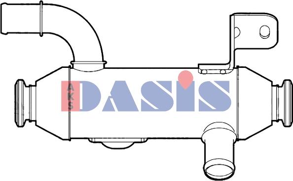 AKS Dasis 060071N - Radiators, Izplūdes gāzu recirkulācija autodraugiem.lv