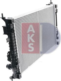 AKS Dasis 060073N - Radiators, Motora dzesēšanas sistēma autodraugiem.lv