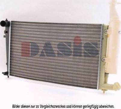 AKS Dasis 060850N - Radiators, Motora dzesēšanas sistēma autodraugiem.lv