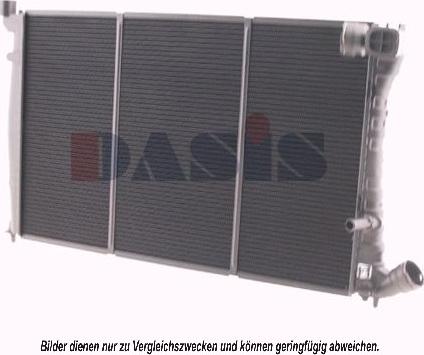 AKS Dasis 060790N - Radiators, Motora dzesēšanas sistēma autodraugiem.lv