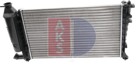 AKS Dasis 061190N - Radiators, Motora dzesēšanas sistēma autodraugiem.lv