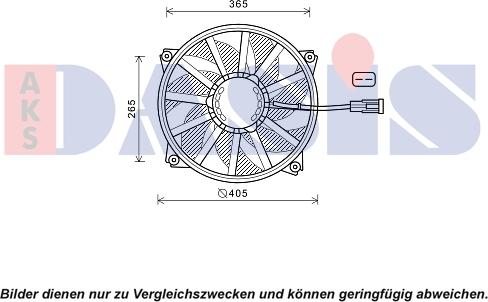 AKS Dasis 068074N - Ventilators, Motora dzesēšanas sistēma autodraugiem.lv