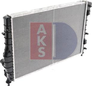 AKS Dasis 010001N - Radiators, Motora dzesēšanas sistēma autodraugiem.lv