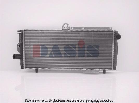 AKS Dasis 010080N - Radiators, Motora dzesēšanas sistēma autodraugiem.lv