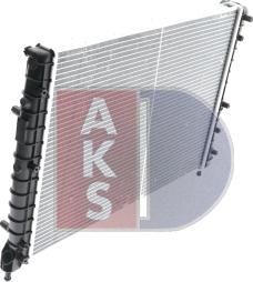 AKS Dasis 011001N - Radiators, Motora dzesēšanas sistēma autodraugiem.lv