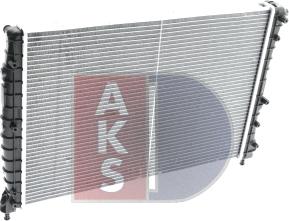 AKS Dasis 011001N - Radiators, Motora dzesēšanas sistēma autodraugiem.lv