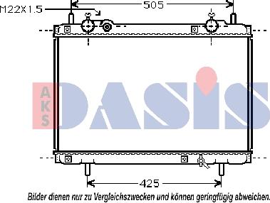 AKS Dasis 080970N - Radiators, Motora dzesēšanas sistēma autodraugiem.lv