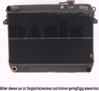 AKS Dasis 080050N - Radiators, Motora dzesēšanas sistēma autodraugiem.lv