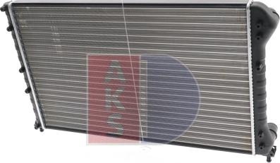 AKS Dasis 080058N - Radiators, Motora dzesēšanas sistēma autodraugiem.lv