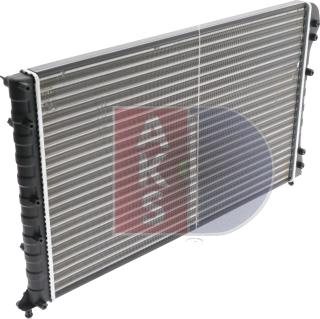 AKS Dasis 080058N - Radiators, Motora dzesēšanas sistēma autodraugiem.lv