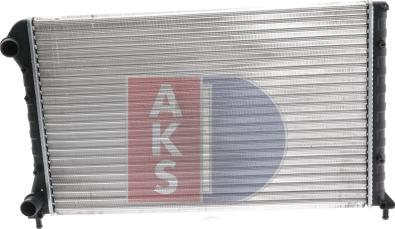 AKS Dasis 080057N - Radiators, Motora dzesēšanas sistēma autodraugiem.lv