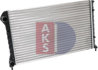 AKS Dasis 080057N - Radiators, Motora dzesēšanas sistēma autodraugiem.lv