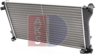 AKS Dasis 080067N - Radiators, Motora dzesēšanas sistēma autodraugiem.lv