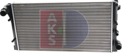 AKS Dasis 080074N - Radiators, Motora dzesēšanas sistēma autodraugiem.lv