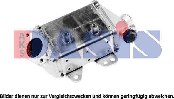 AKS Dasis 080125N - Radiators, Izplūdes gāzu recirkulācija autodraugiem.lv