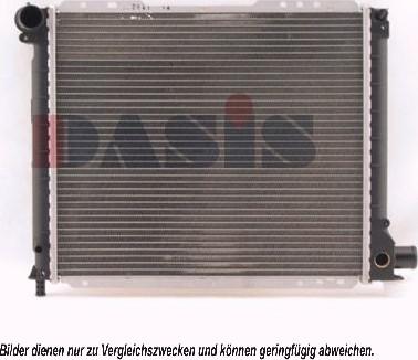 AKS Dasis 080260N - Radiators, Motora dzesēšanas sistēma autodraugiem.lv