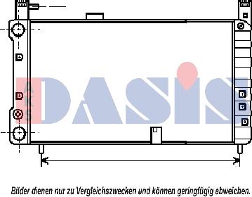 AKS Dasis 080220N - Radiators, Motora dzesēšanas sistēma autodraugiem.lv