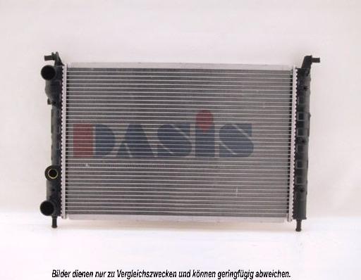 AKS Dasis 081560N - Radiators, Motora dzesēšanas sistēma autodraugiem.lv