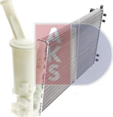 AKS Dasis 081100N - Radiators, Motora dzesēšanas sistēma autodraugiem.lv