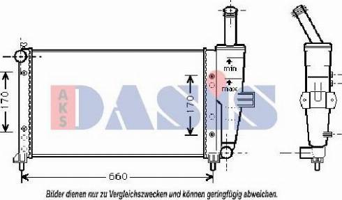 AKS Dasis 081380N - Radiators, Motora dzesēšanas sistēma autodraugiem.lv