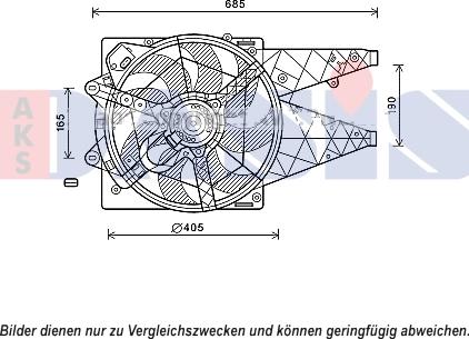 AKS Dasis 088055N - Ventilators, Motora dzesēšanas sistēma autodraugiem.lv