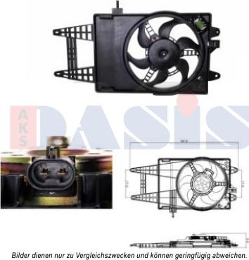 AKS Dasis 088082N - Ventilators, Motora dzesēšanas sistēma autodraugiem.lv