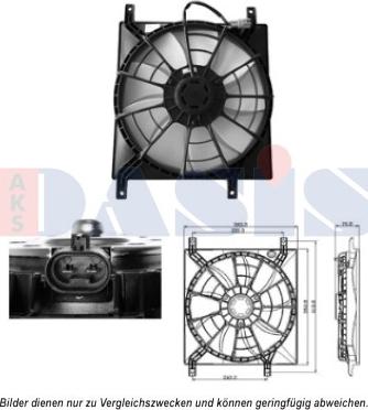 AKS Dasis 088075N - Ventilators, Motora dzesēšanas sistēma autodraugiem.lv