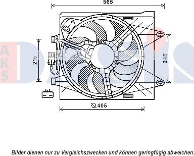 AKS Dasis 088147N - Ventilators, Motora dzesēšanas sistēma autodraugiem.lv