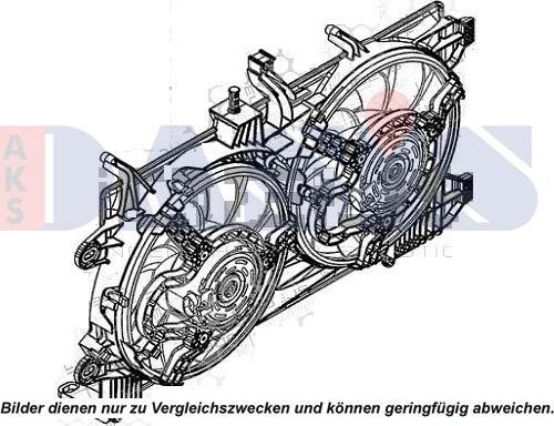 AKS Dasis 088156N - Ventilators, Motora dzesēšanas sistēma autodraugiem.lv