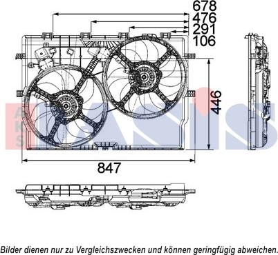 AKS Dasis 088117N - Ventilators, Motora dzesēšanas sistēma autodraugiem.lv